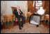 Vice President Dick Cheney talks with King Hamad Bin Isa Al-Khalifa of Bahrain at the Qudaybiyah Palace in Manama, Bahrain, March 17.