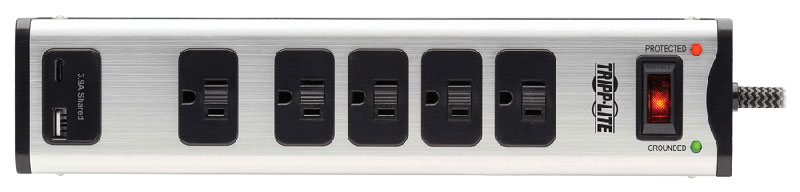 LED protected indicator surge protector