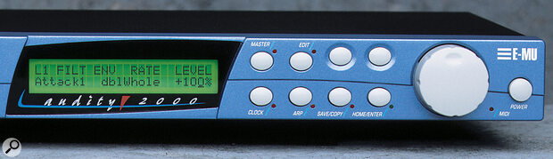Emu Audity 2000 control buttons.
