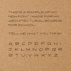 r/typography - My first font creation!