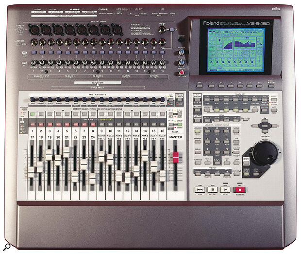 rolandvs2480 viewed from above.