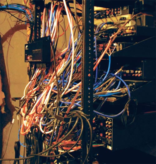 Server Room Cabling Horror Server Room Cabling Horror