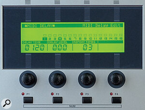The reasonably sized LCD and soft knobs further add to the RS7000's user‑friendly feel.